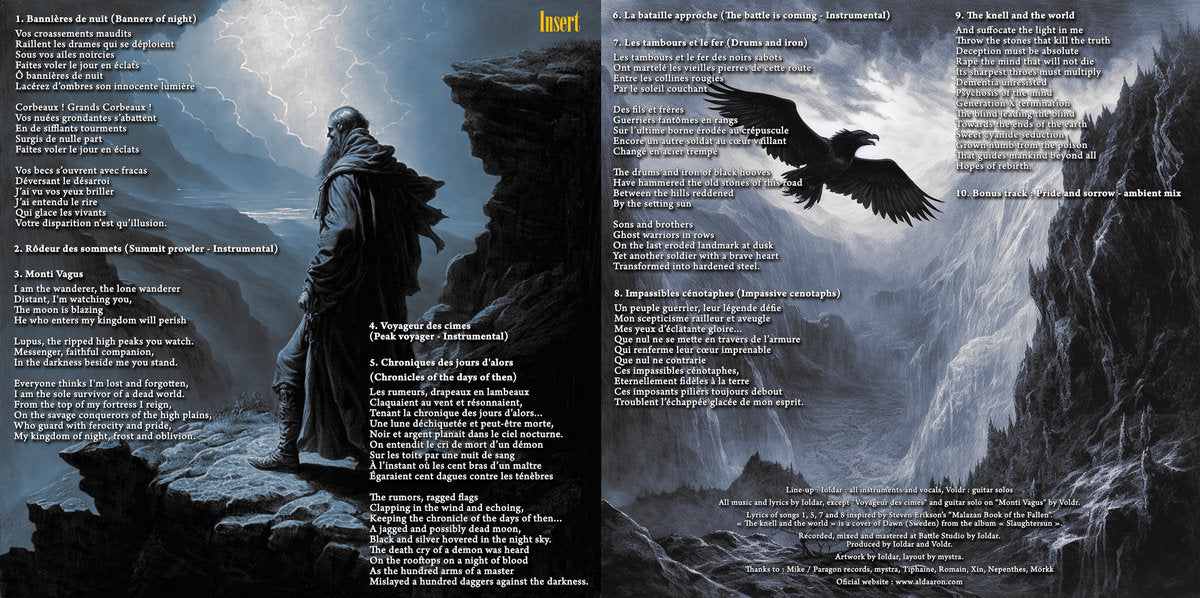 Aldaaron - Majestic Heights, Melancholic Depths | 12" Vinyl + Digital Album