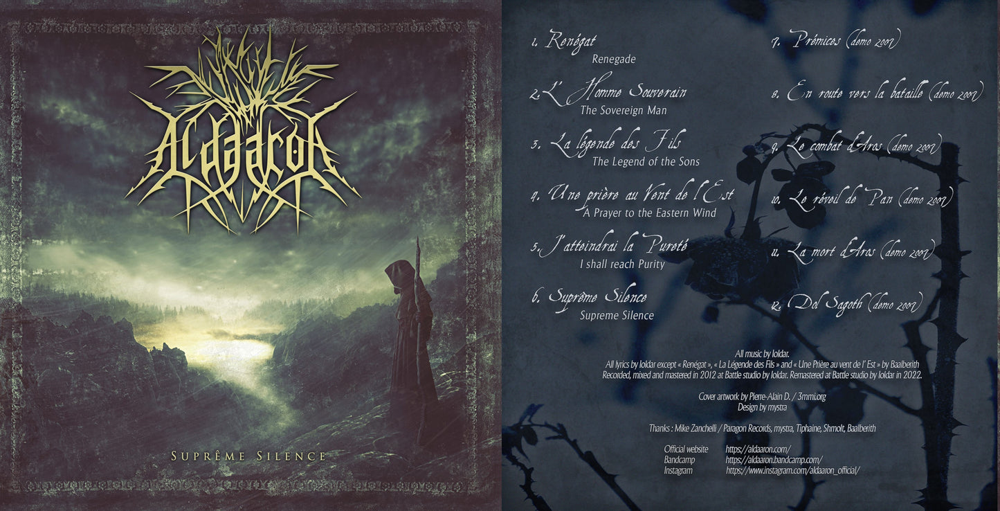 Aldaaron - Suprême Silence | CD boitier cristal + Téléchargement Numérique